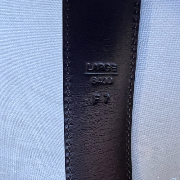 COACH Leather Belt Brass Buckle Women's 1" Wide Size Large Classic 90s Era Vibe - Picture 7 of 11